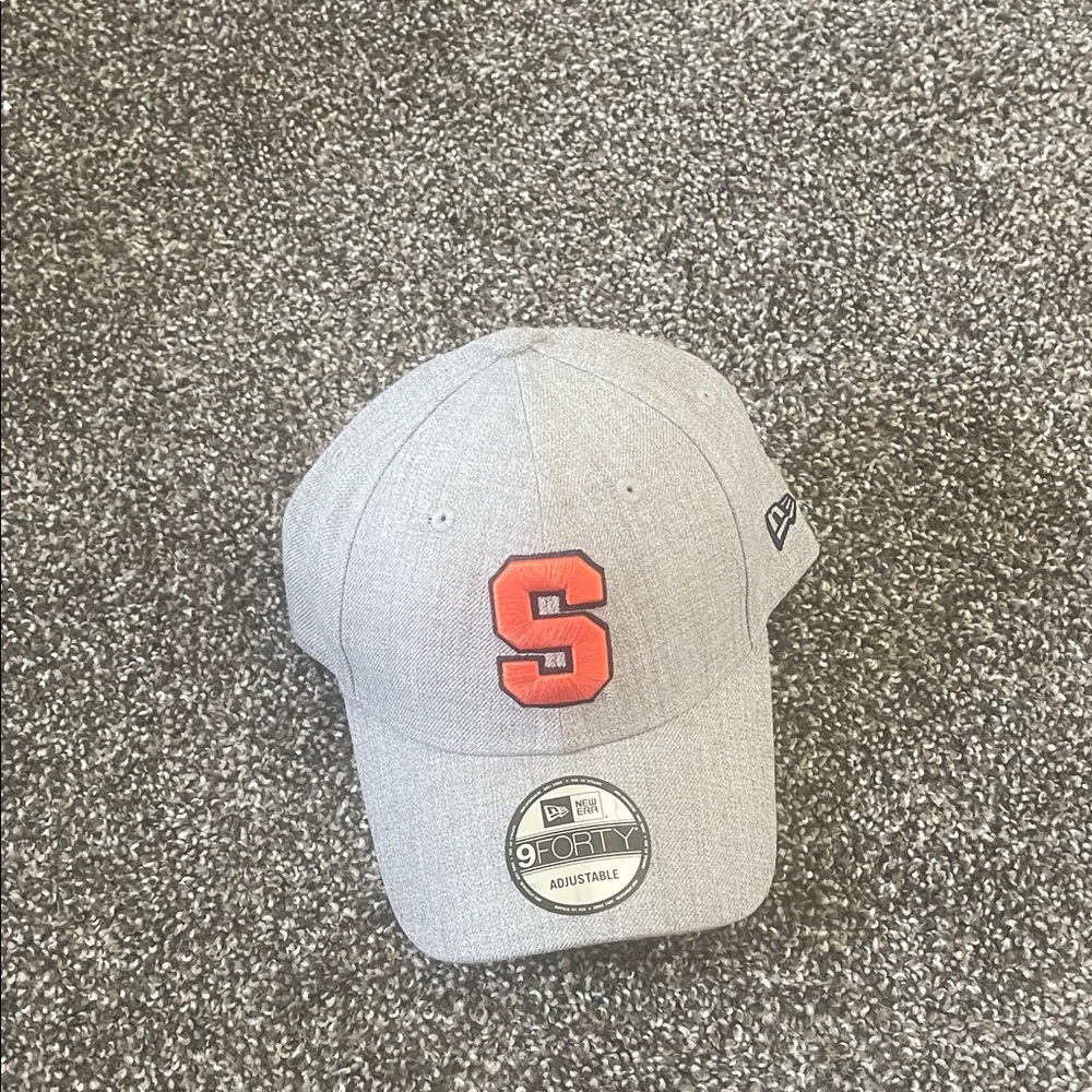 Syracuse University New Era Gray Cap with Orange S NWT